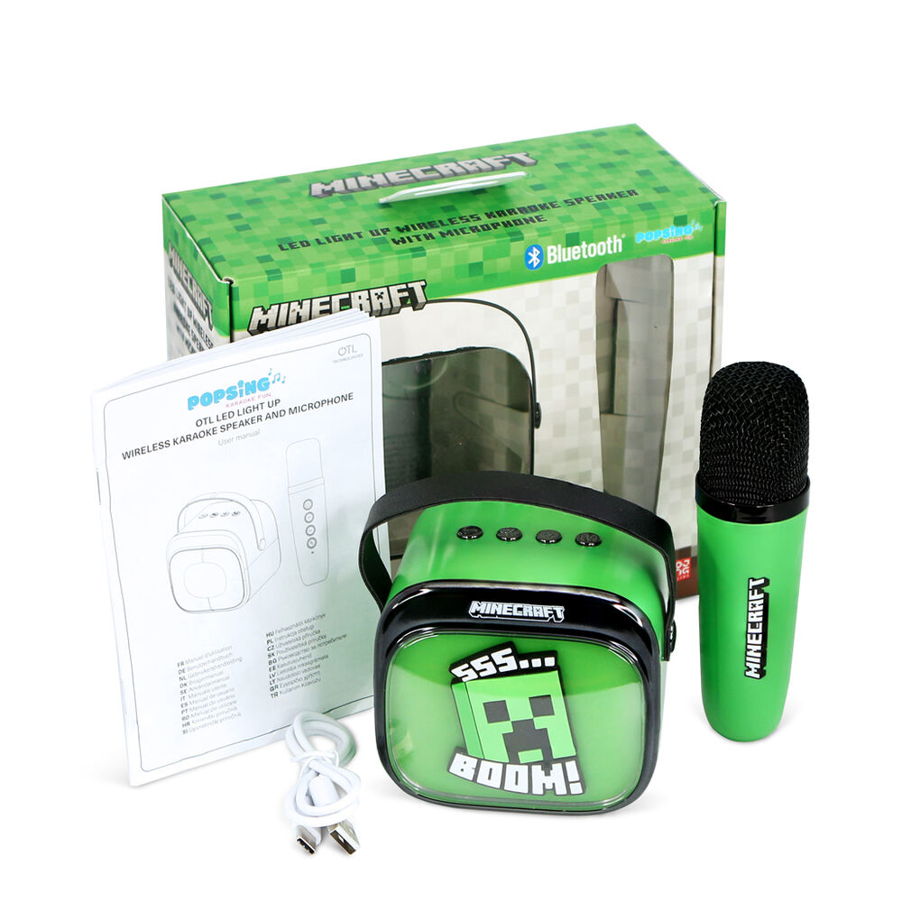 Minecraft LED Karaoke Speaker and Microphone - Image 9