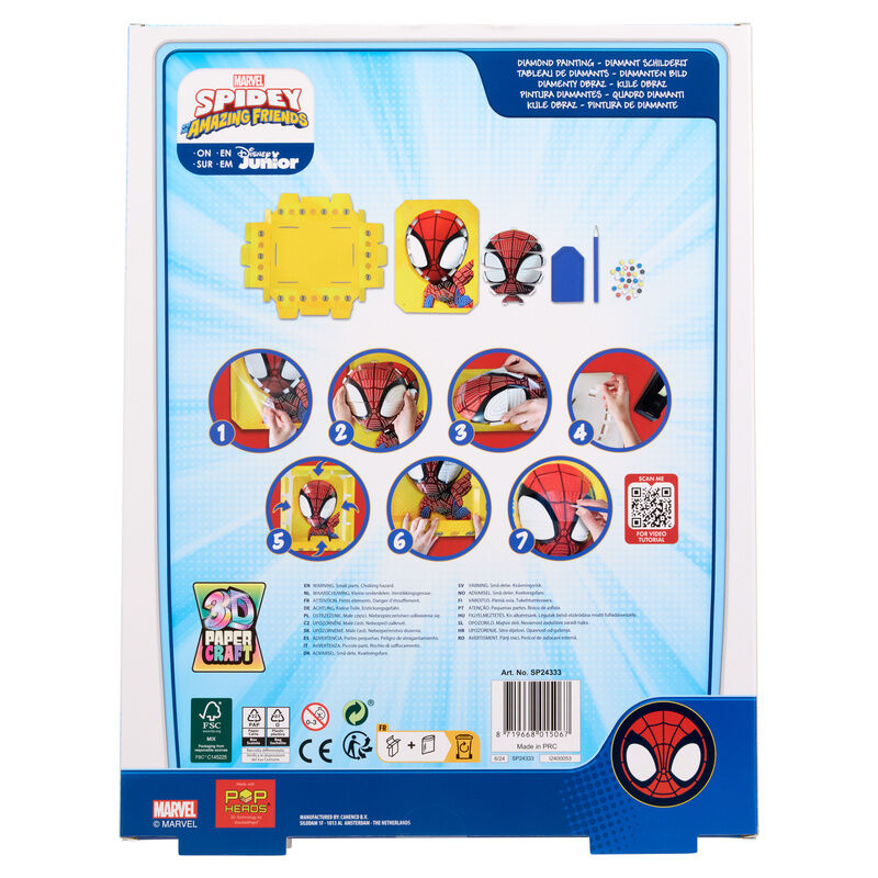 Marvel Spiderman Craft 3D diamond mosaic - Image 4