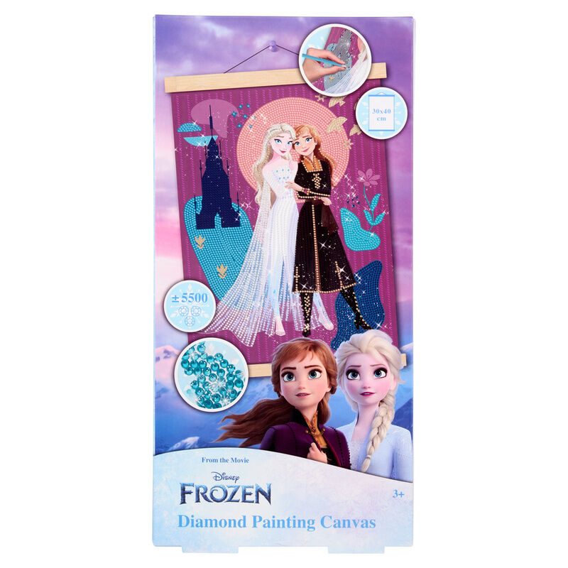 Disney Frozen Wooden frame with diamond painting - Image 2