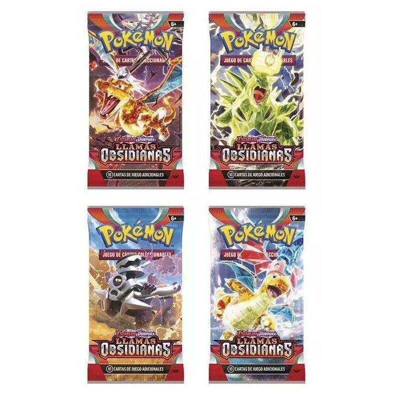 Spanish Pokemon Scarlet Violet Obsidian Flames Collectible card game envelope - Image 2