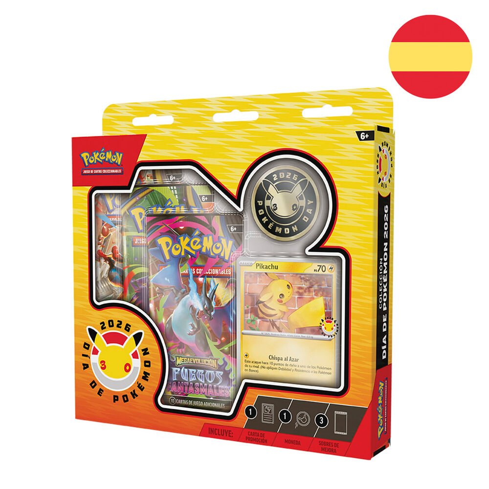 Spanish Pokemon Special Collection Phantasmal Flames blister collectible trading card game