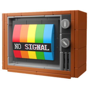 Color Television Construction Kit 132pcs