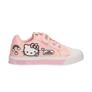 Hello Kitty canvas trainers with ligths