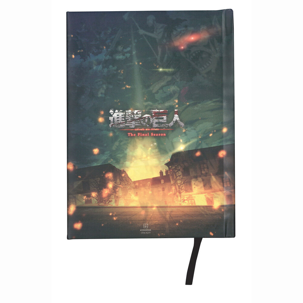 Attack on Titans Strugglen Notebook with light - Image 5