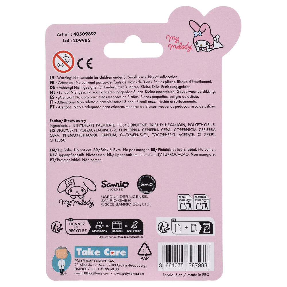 Hello Kitty My Melody Protective lip balm - Image 4