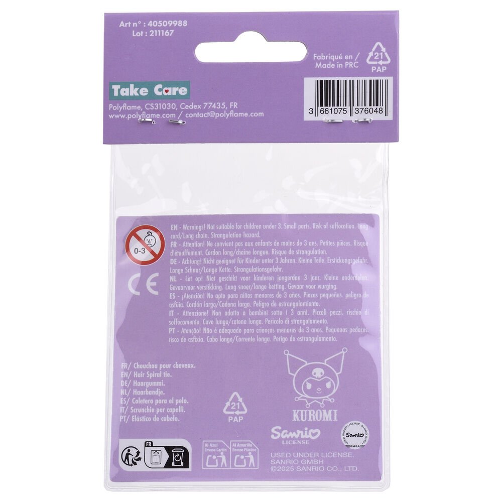 Hello Kitty Kuromi pack 2 hair ties - Image 4