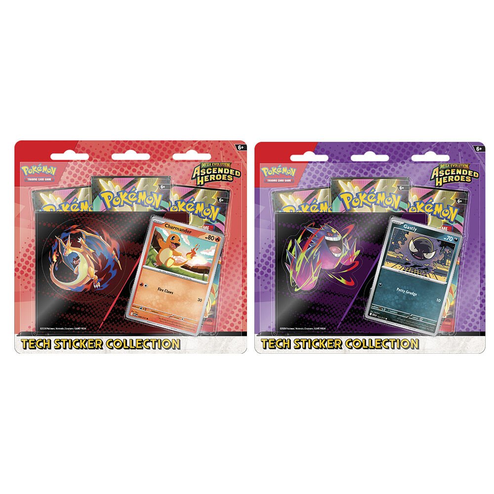 English Pokemon Q1 Tech Sticker Ascended Heroes Trading Card game assorted - Image 2