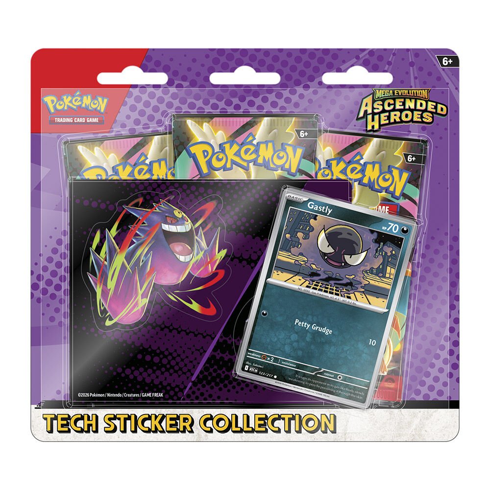 English Pokemon Q1 Tech Sticker Ascended Heroes Trading Card game assorted - Image 3
