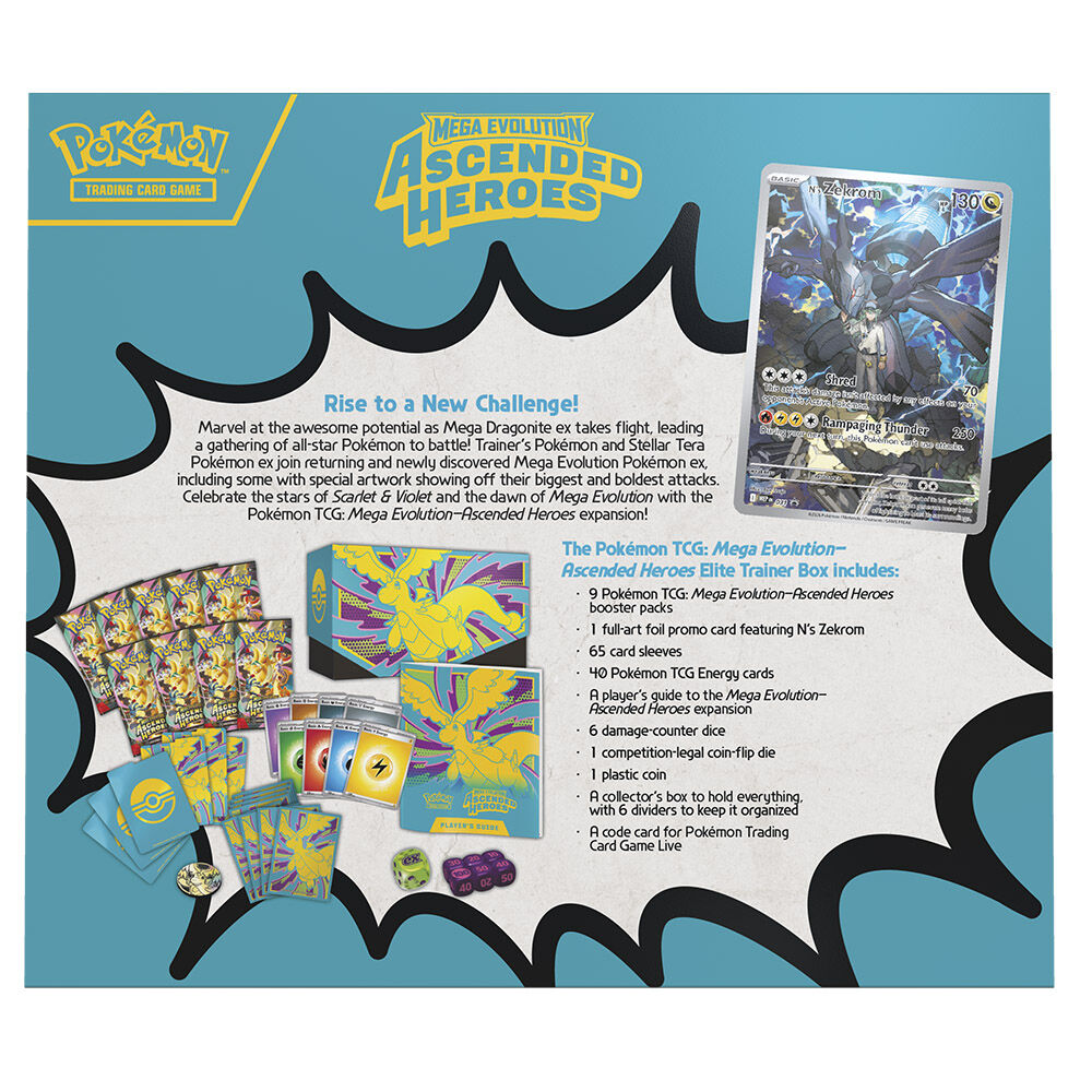 English Pokemon Elite Trainer Ascended Heroes Card game case - Image 3