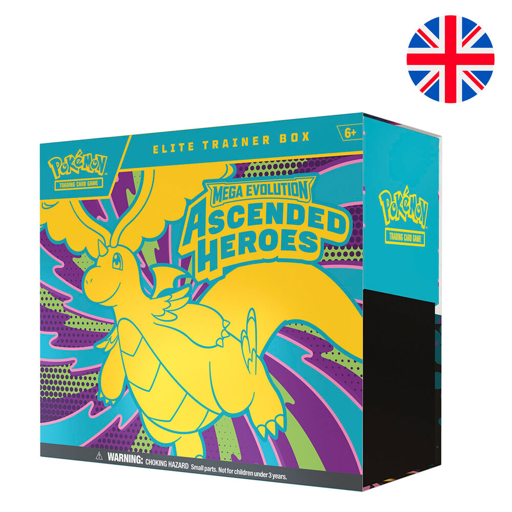 English Pokemon Elite Trainer Ascended Heroes Card game case