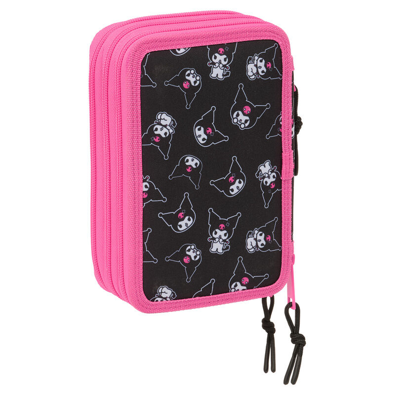 Hello Kitty Kuromi triple pencil case 37pcs - Image 2