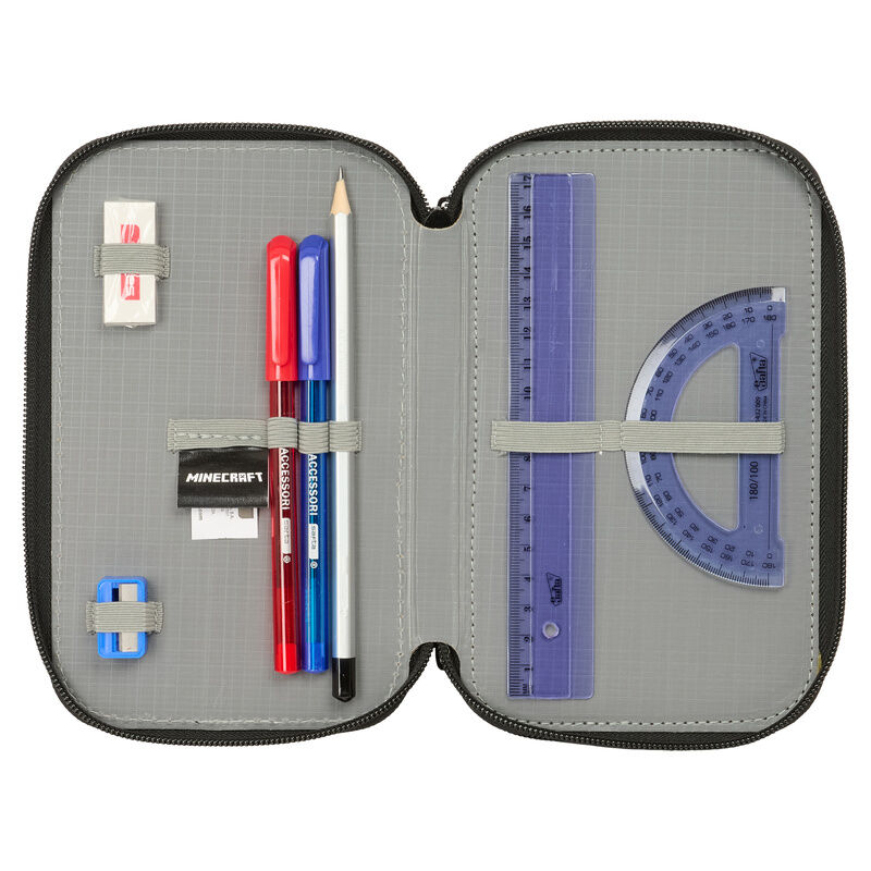Minecraft triple pencil case 37pcs - Image 4