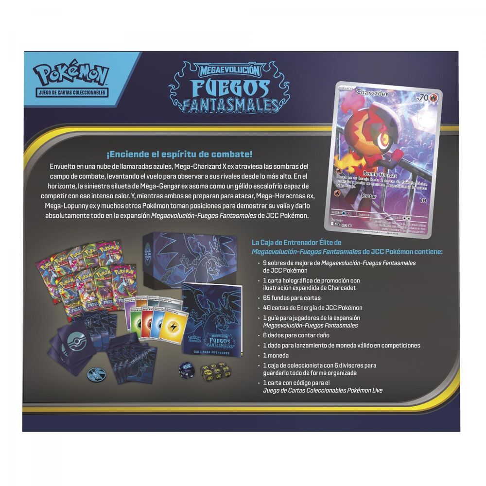 Spanish Pokemon Phantasmal Flames Elite Trainer case trading card game - Image 3