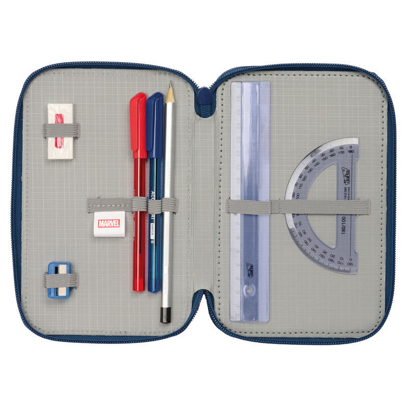 Marvel Spiderman triple pencil case 37pcs - Image 4