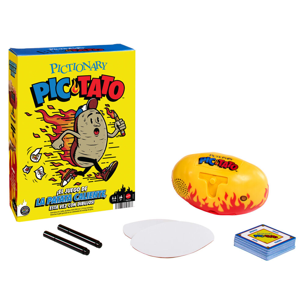 Spanish Pictionary Pic-Tato board game