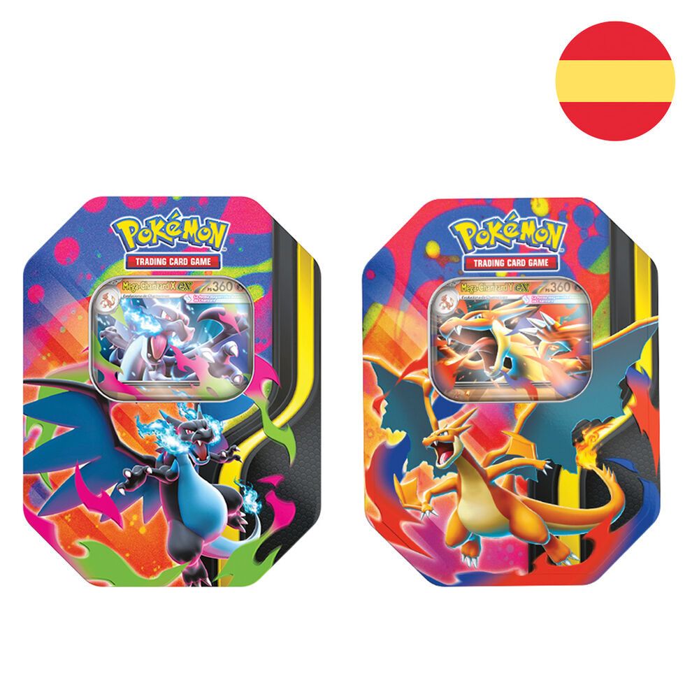 Spanish Pokemon Spring Collection Trading Card game tin