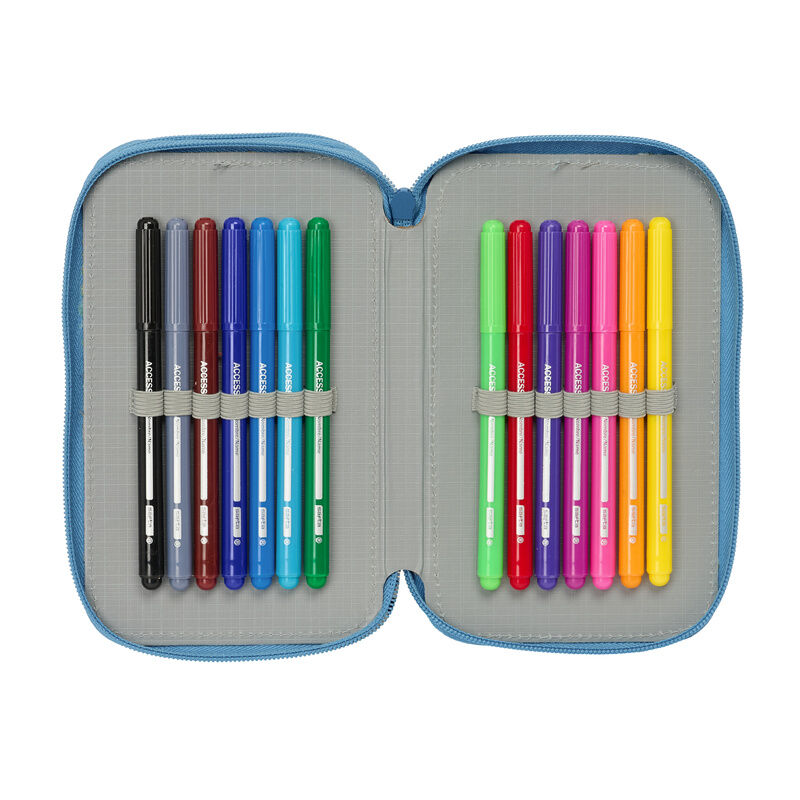 Disney Frozen triple pencil case 37pcs - Image 6