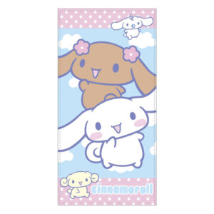 Hello Kitty Cinnamoroll microfibre beach towel