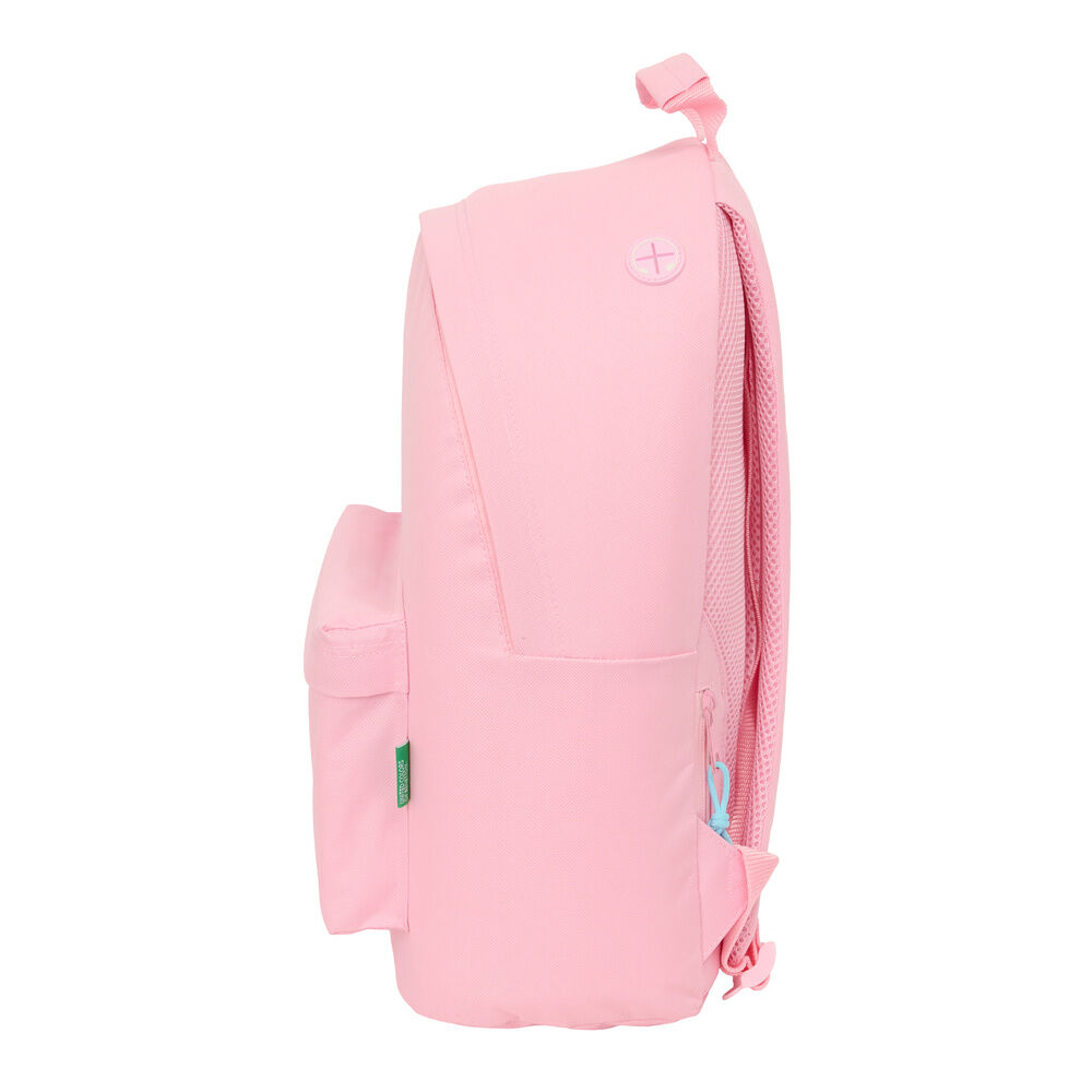 Benetton Pastel Pink laptop backpack 41cm - Image 3