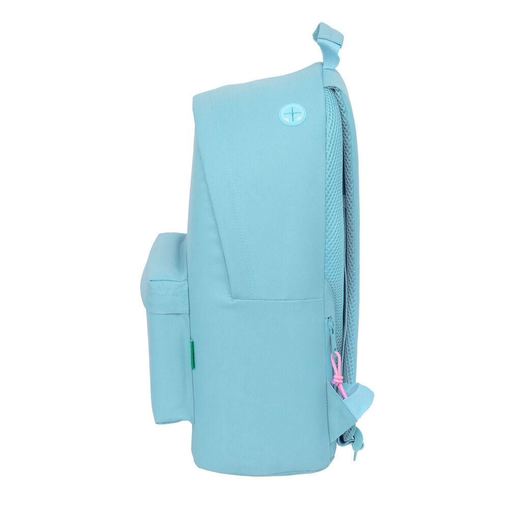 Benetton Sky Blue laptop backpack 41cm - Image 3