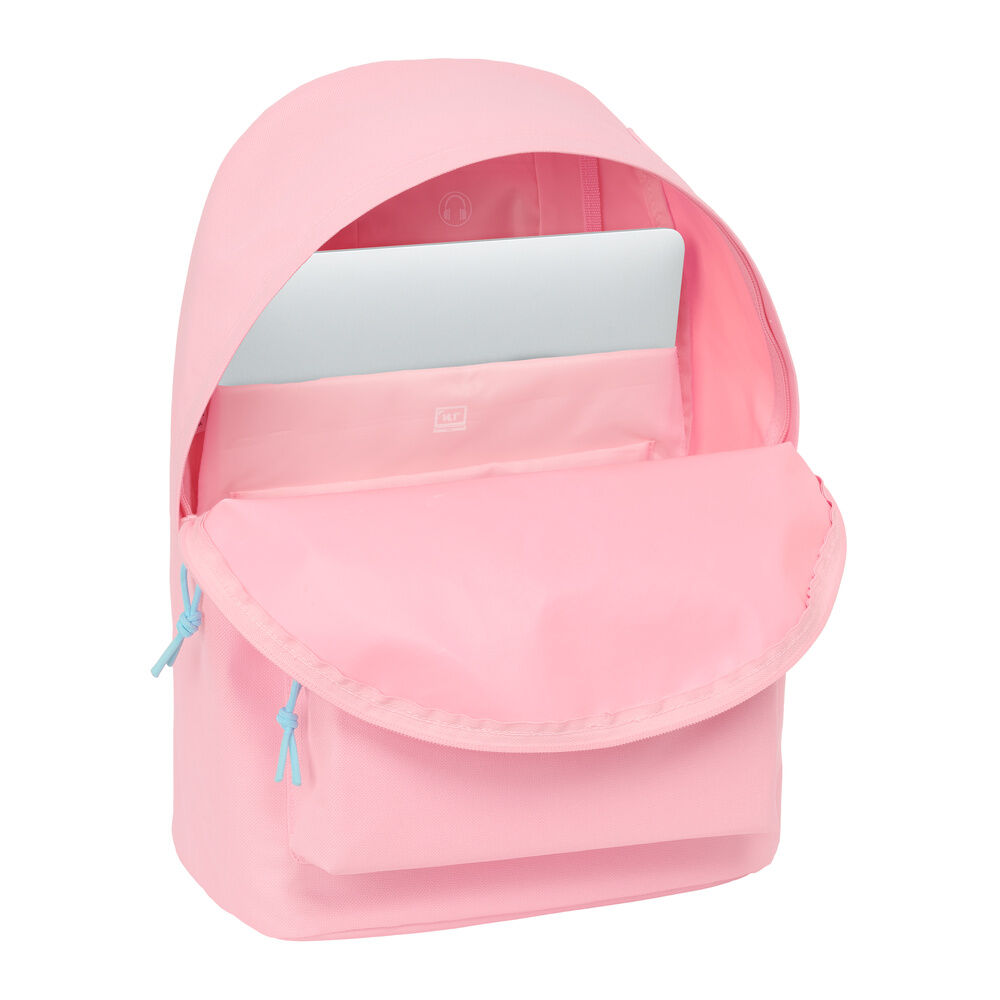 Benetton Pastel Pink laptop backpack 41cm - Image 4