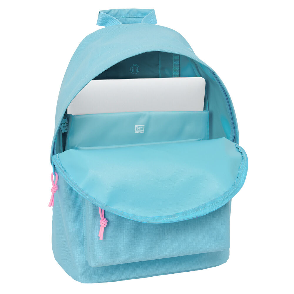 Benetton Sky Blue laptop backpack 41cm - Image 4