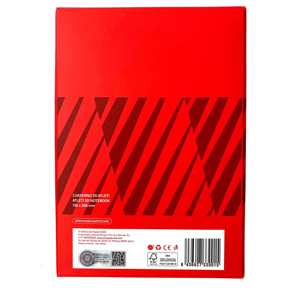 Atletico de Madrid A6 notebook - Image 6