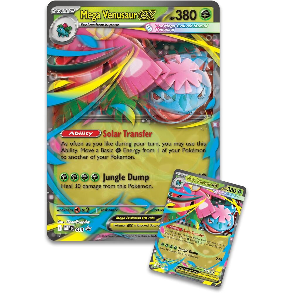 English Pokemon Premium Mega-Venusaur collectible card game case - Image 2