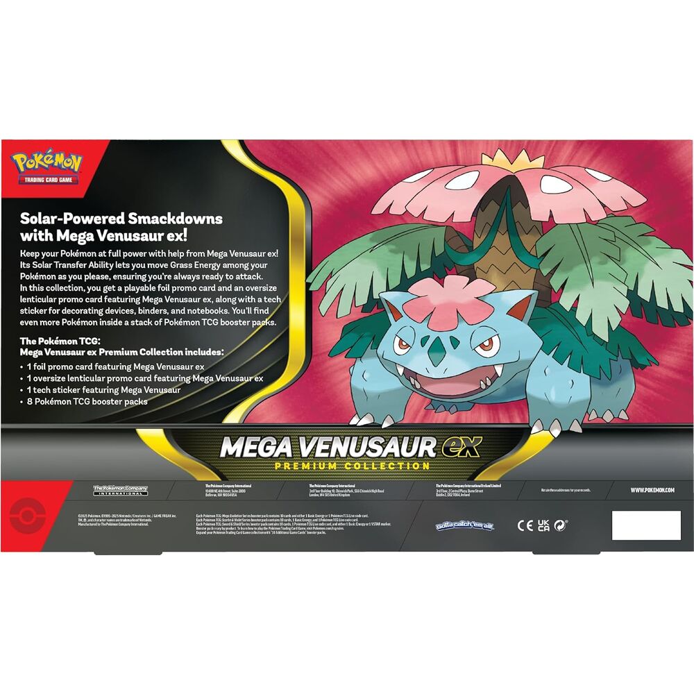 English Pokemon Premium Mega-Venusaur collectible card game case - Image 3