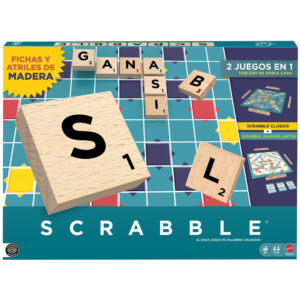 Spanish Scrabble Core Wood board game