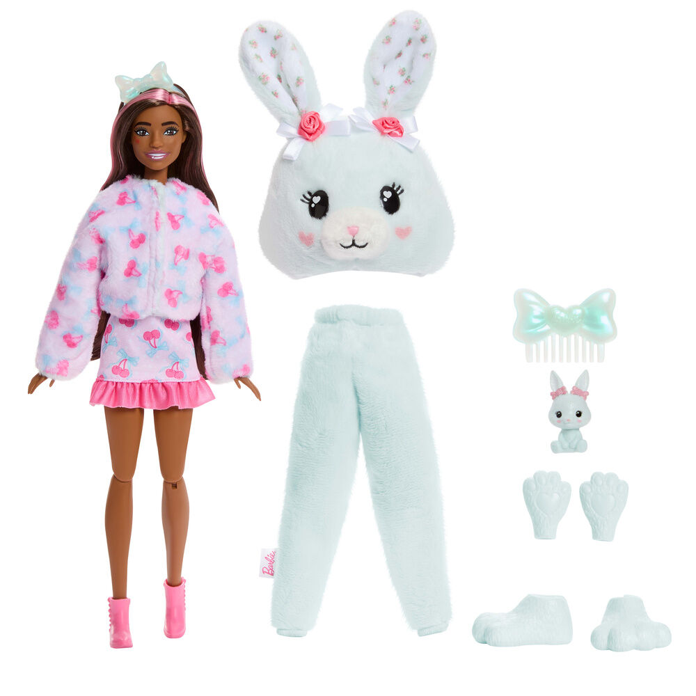 Barbie Sweet Ties Cutie Reveal Mint Bunny doll - Image 2