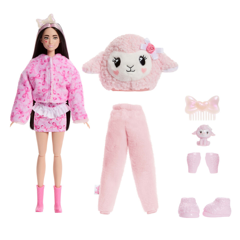 Barbie Sweet Ties Cutie Reveal Pink Sheep doll - Image 2