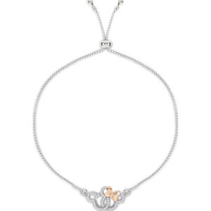 Disney Mickey & Minnie sterling silver bracelet
