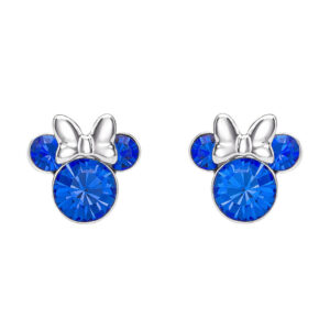 Disney Minnie September sterling silver earrings