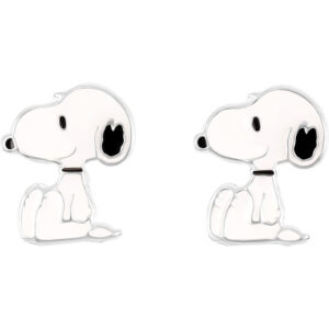 Peanuts Snoopy sterling silver earrings