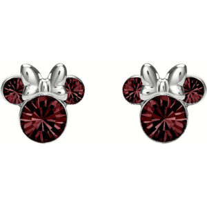 Disney Minnie January sterling silver earrings