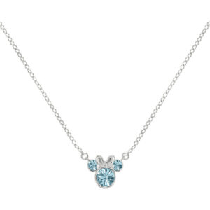 Disney Minnie March sterling silver necklace