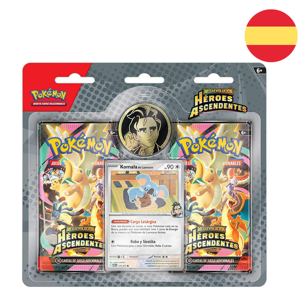 Spanish Pokemon Ascended Heroes Pack 2 Collectible Card envelopes