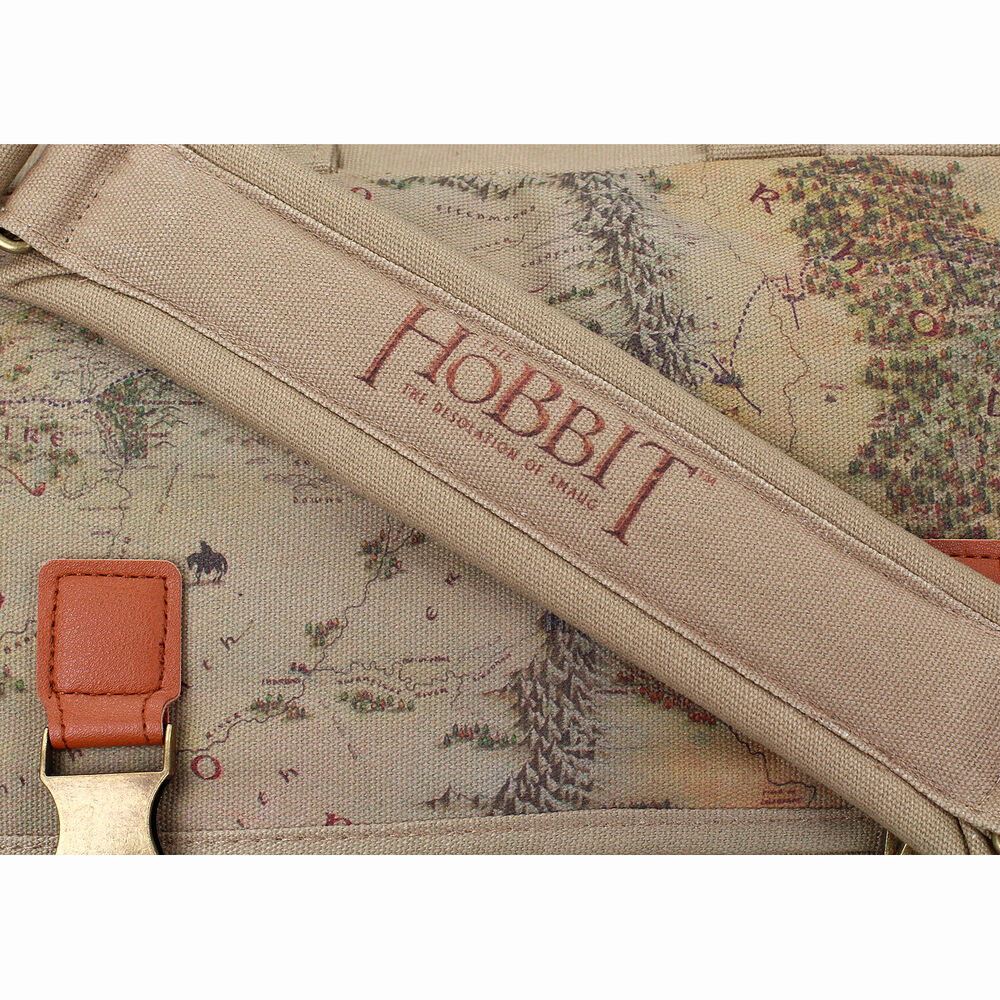 Hobbit Map fabric shoulder bag