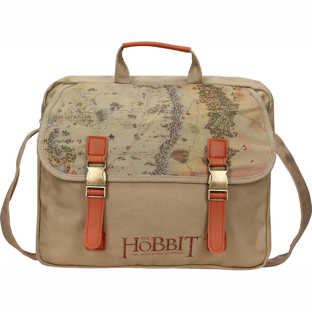 Hobbit Map fabric shoulder bag - Image 3