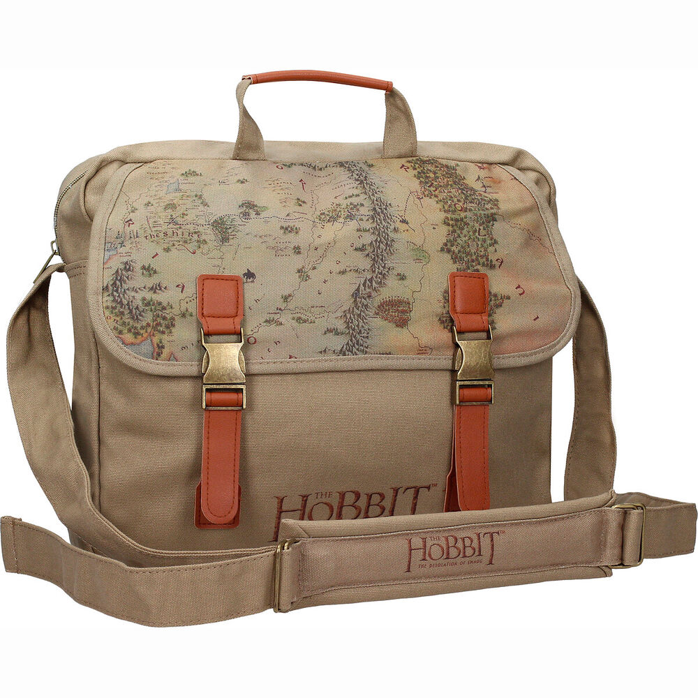 Hobbit Map fabric shoulder bag - Image 5