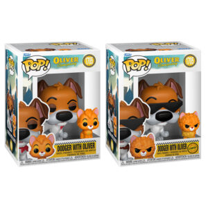 POP figure Disney Oliver & Company Dodger with Oliver 5 + 1 Chase