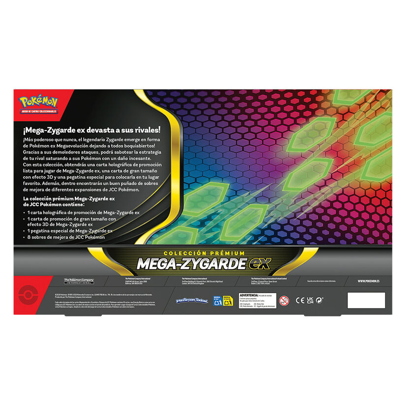 Spanish Pokemon Mega-Zygarde Premium Ex blister pack card game - Image 3