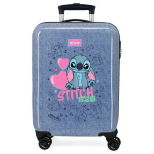 Disney Stitch Hearts ABS trolley suitcase 55cm
