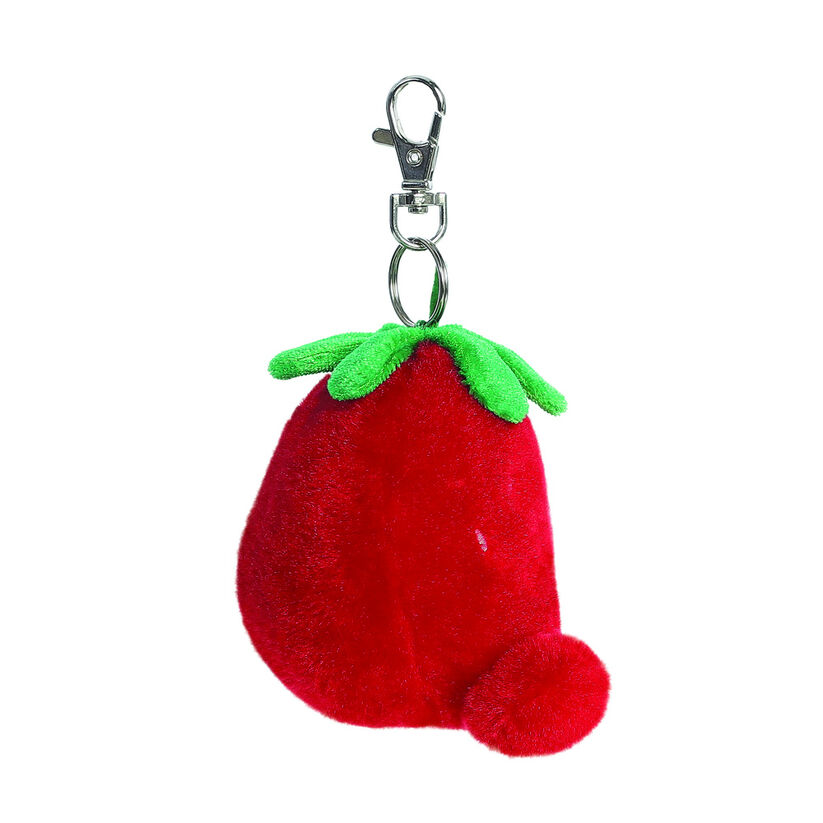 Palm Pals Strawberry plush keychain 10cm - Image 3