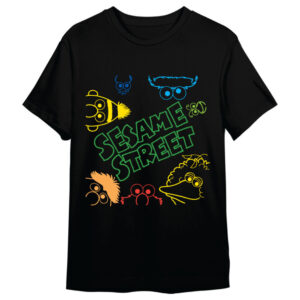 Sesame Street Faces adult t-shirt
