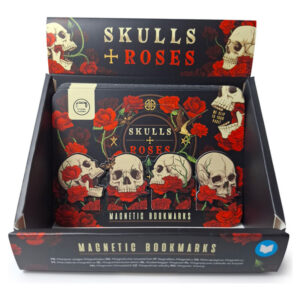 Skulls and Roses assorted bookmark