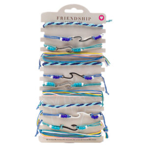 Boho blue waves assorted bracelet
