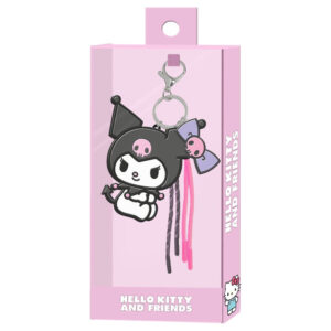 Hello Kitty Kuromi charm keychain