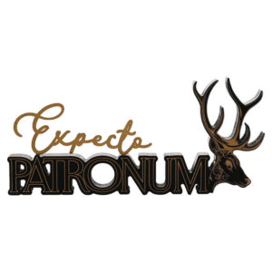 Harry Potter Patronum wooden sign
